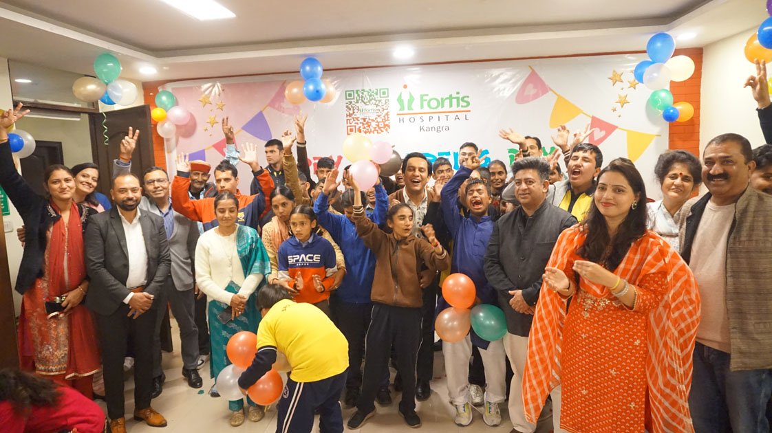 Fortis Hospital, Kangra Celebrating "Bal Divas" with Suryauday School Yol, Dharamshala